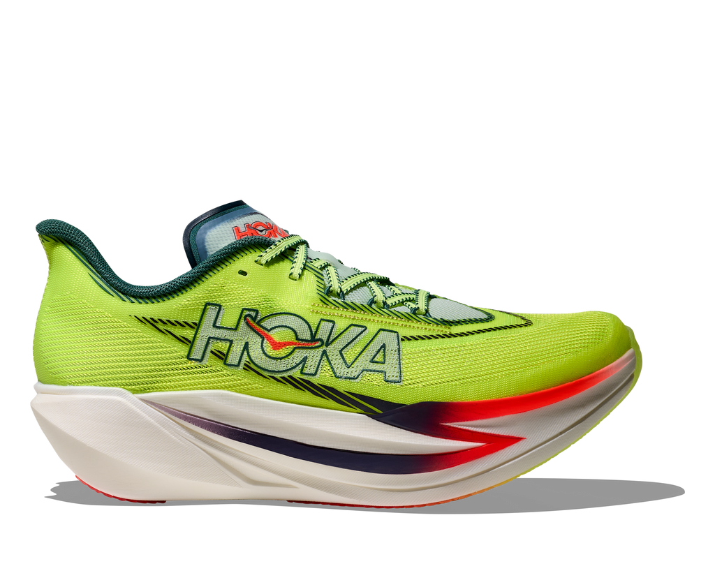 HOKA Cielo X1 3.0 Unisex Neon Yuzu / Thyme — vista lateral