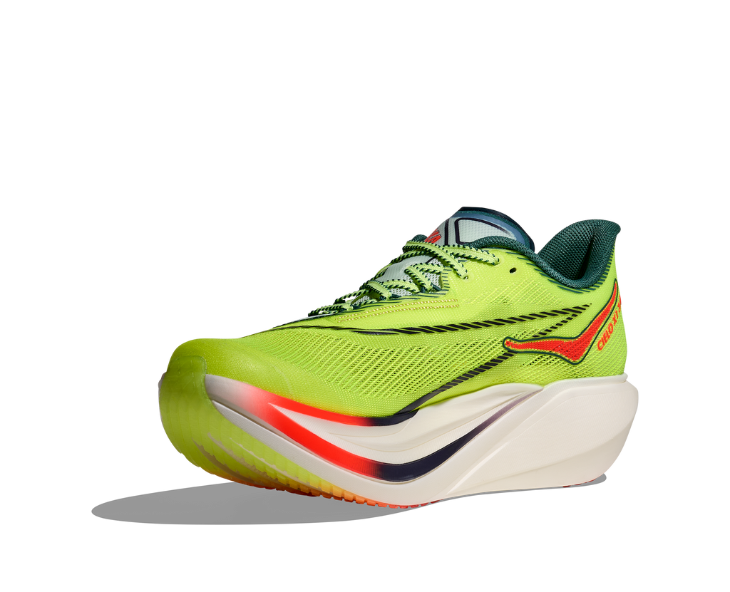 HOKA Cielo X1 3.0 Unisex Neon Yuzu / Thyme — vista frontal
