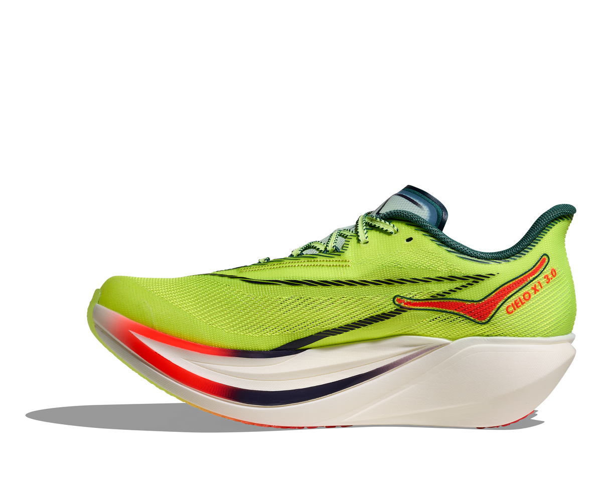 HOKA Cielo X1 3.0 Unisex Neon Yuzu / Thyme — detalle