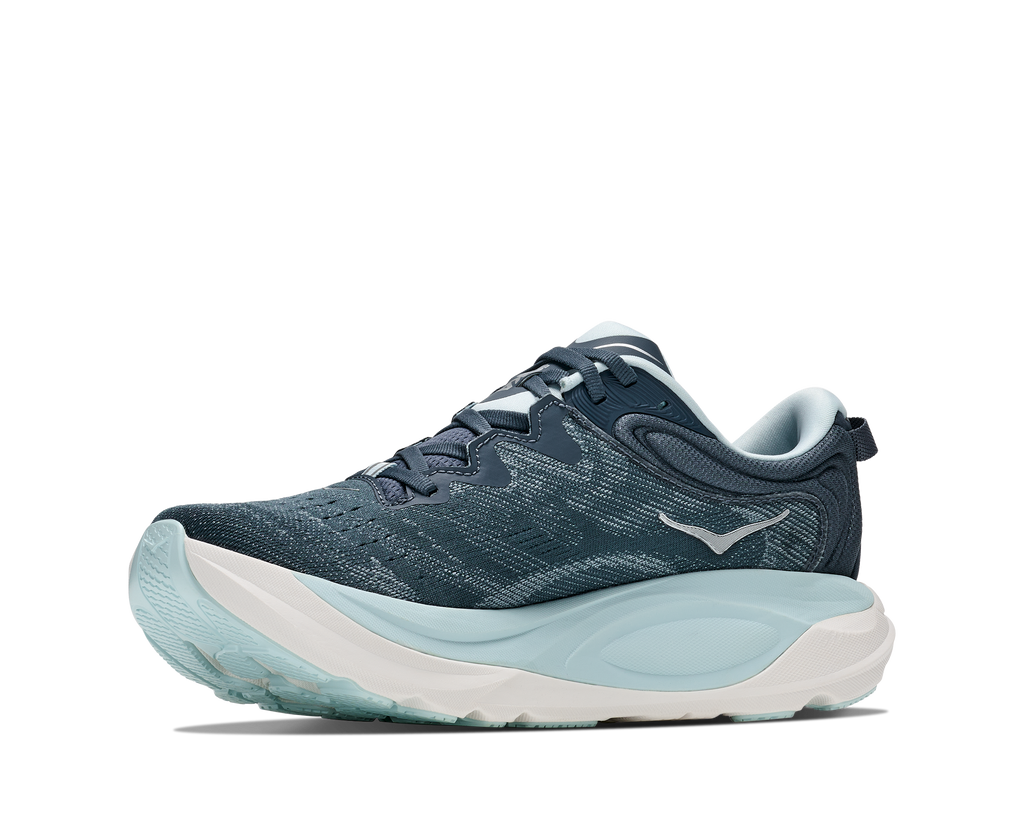 HOKA Gaviota 6 Mujer Faded Navy / Glimmering Blue — vista frontal