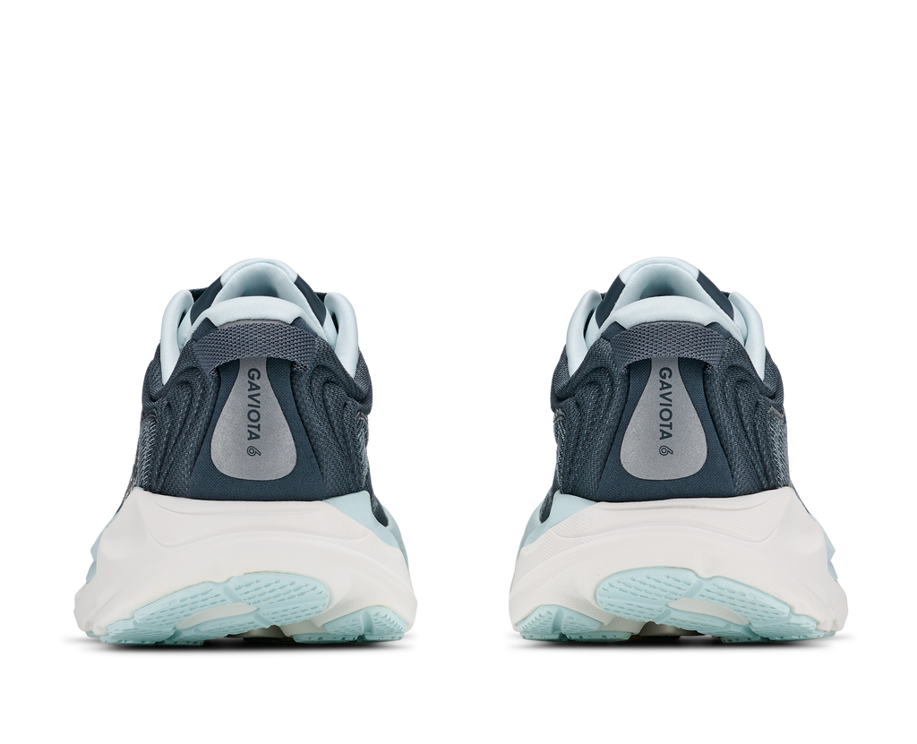 HOKA Gaviota 6 Mujer Faded Navy / Glimmering Blue — vista superior