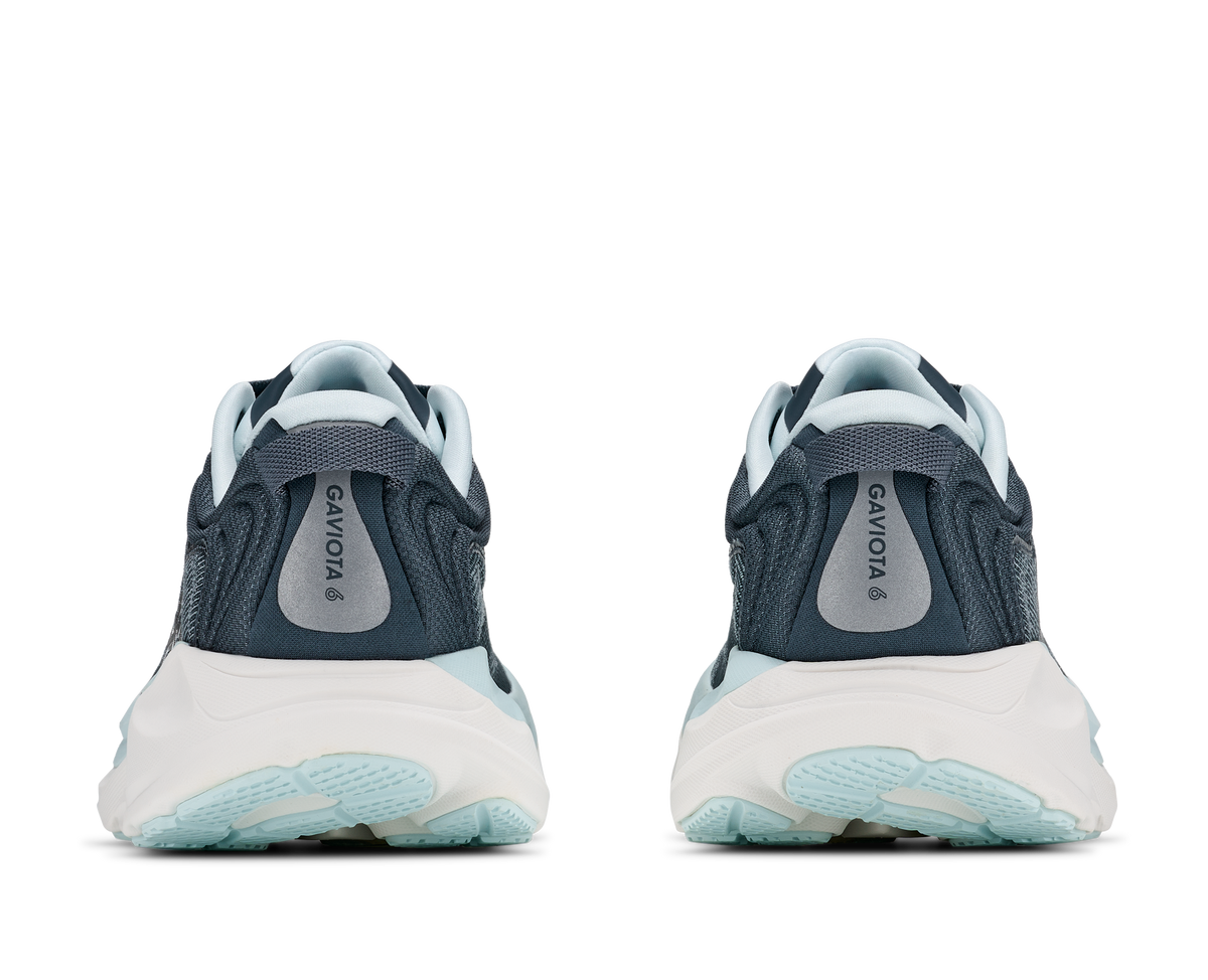HOKA Gaviota 6 Mujer Faded Navy / Glimmering Blue — vista superior