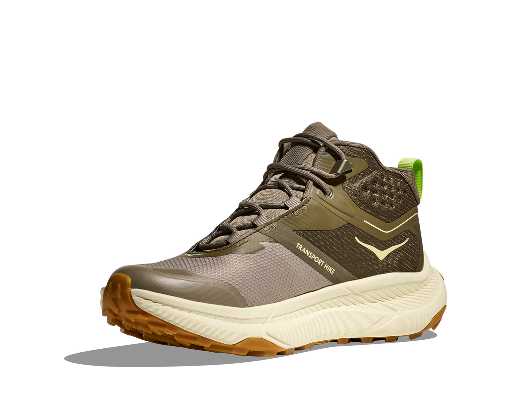 HOKA Transport Hike GTX Hombre Light Roast / Eggshell — vista frontal
