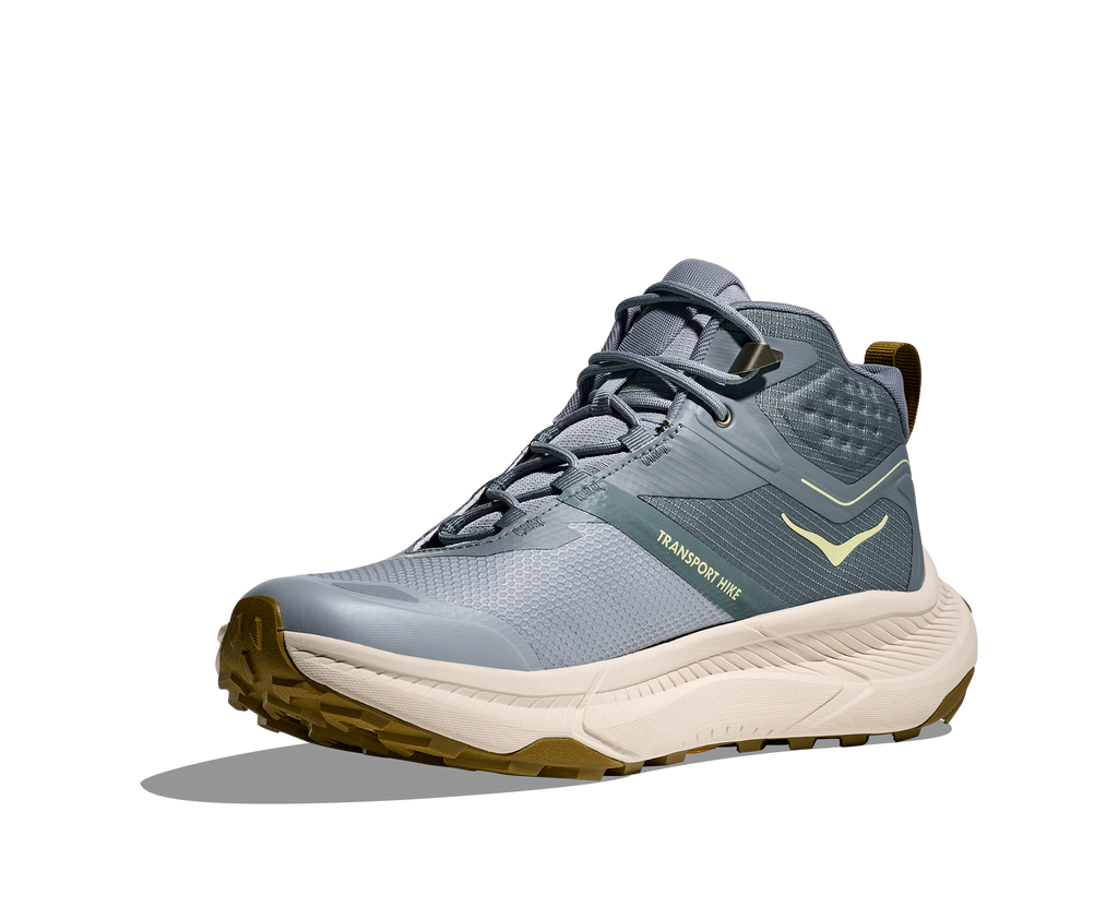 HOKA Transport Hike GTX Hombre Slate Blue / Stucco — vista frontal