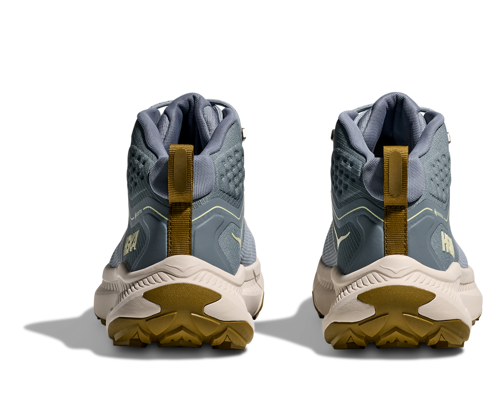 HOKA Transport Hike GTX Hombre Slate Blue / Stucco — vista superior