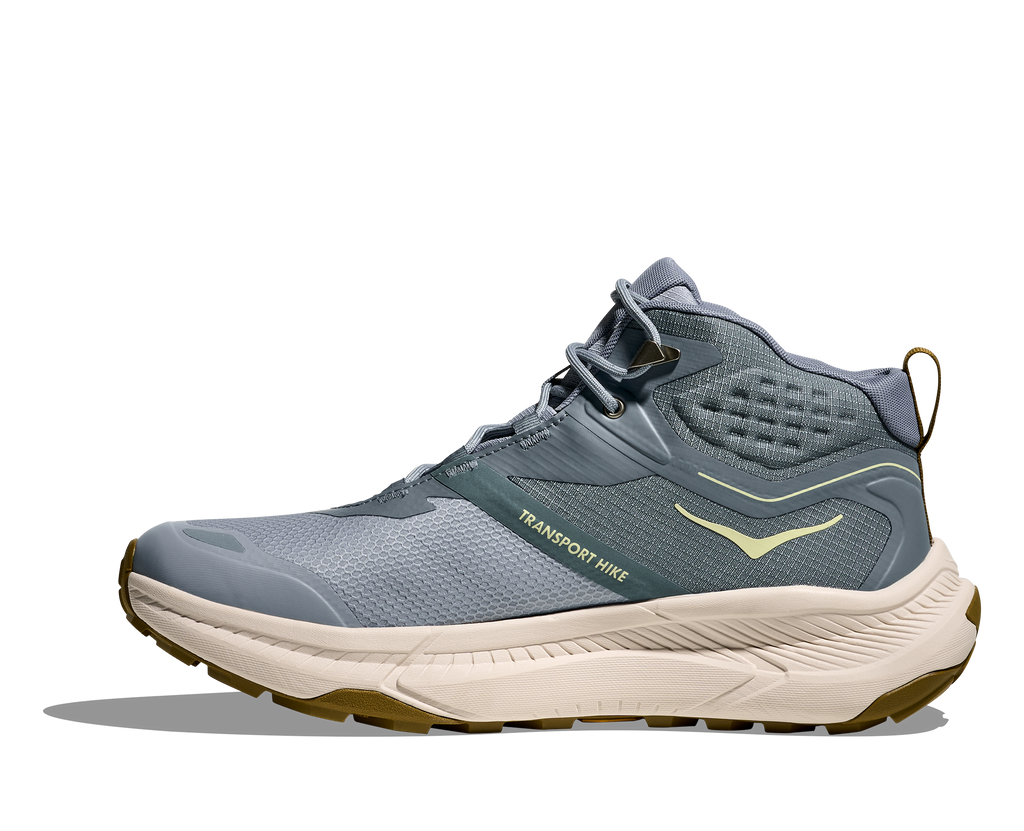 HOKA Transport Hike GTX Hombre Slate Blue / Stucco — detalle
