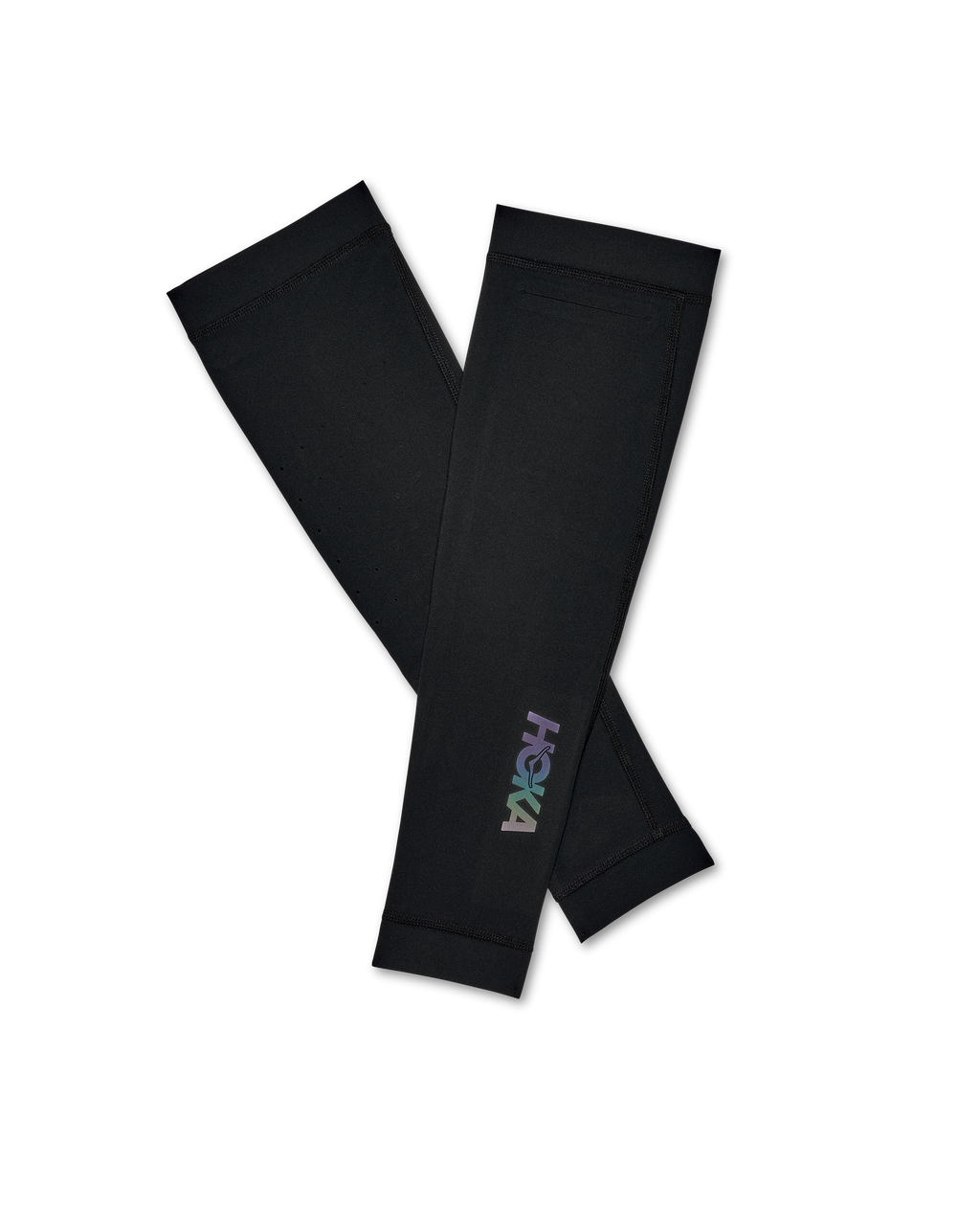 HOKA Race Day Arm Sleeve Unisex Black — vista lateral