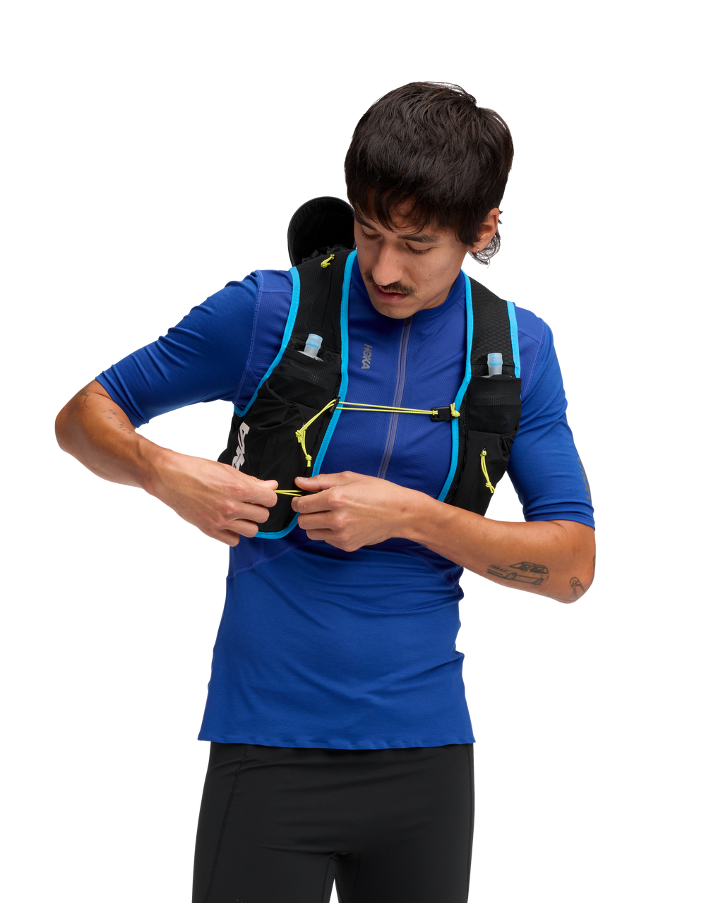 HOKA HOKA Trail Run Vest 10L Unisex Black — vista medial