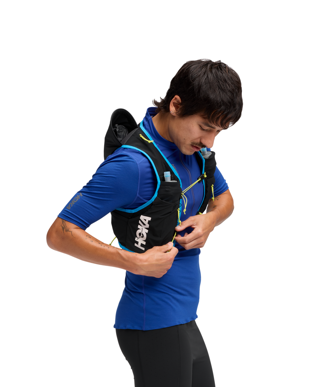 HOKA HOKA Trail Run Vest 10L Unisex Black — vista frontal
