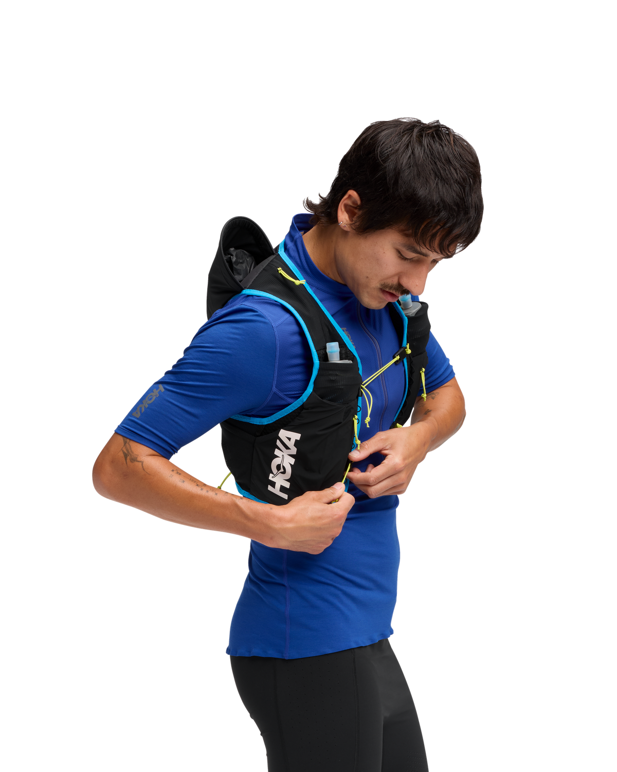 HOKA HOKA Trail Run Vest 10L Unisex Black — vista frontal