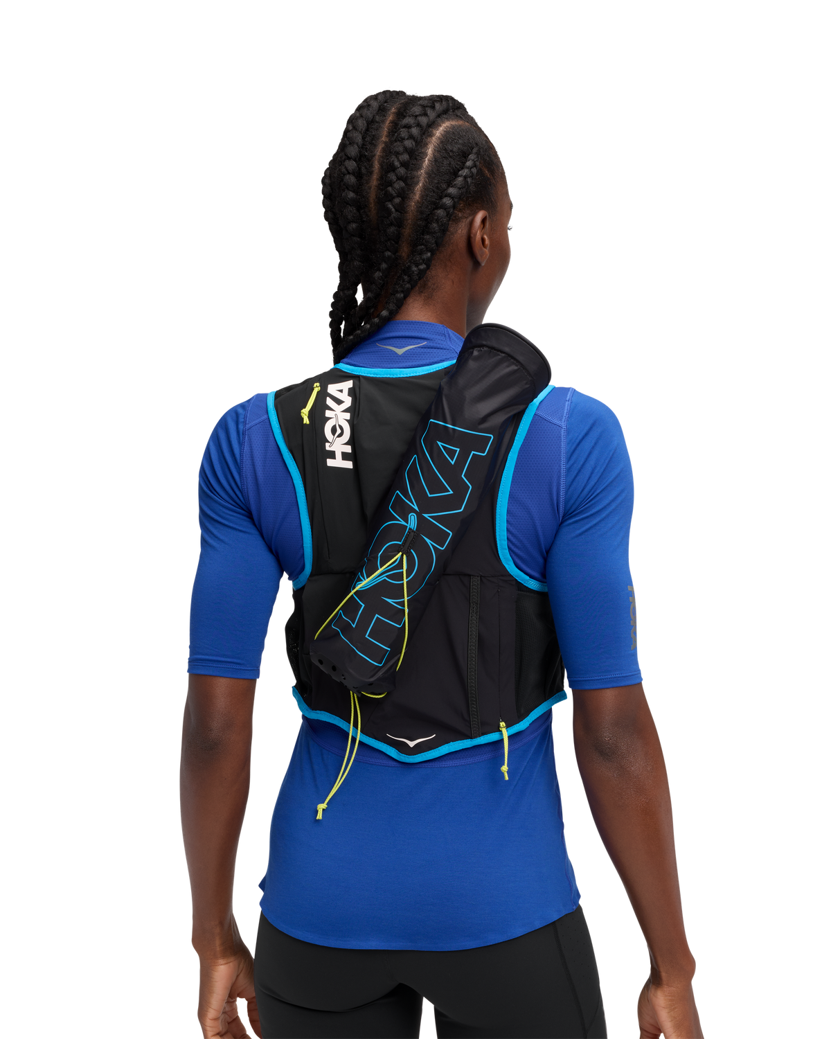 HOKA HOKA Trail Run Vest 10L Unisex Black — vista superior