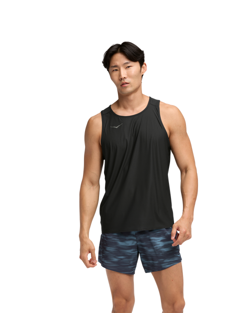 HOKA Airolite Tank 2.0 Hombre Black — vista lateral