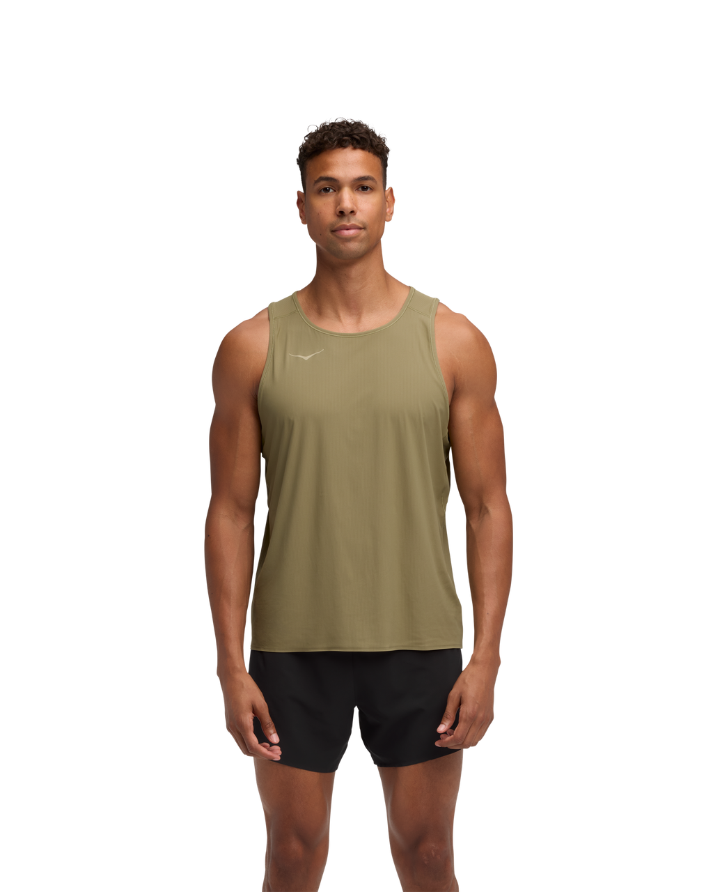HOKA Airolite Tank 2.0 Hombre Wild Mushroom — vista lateral