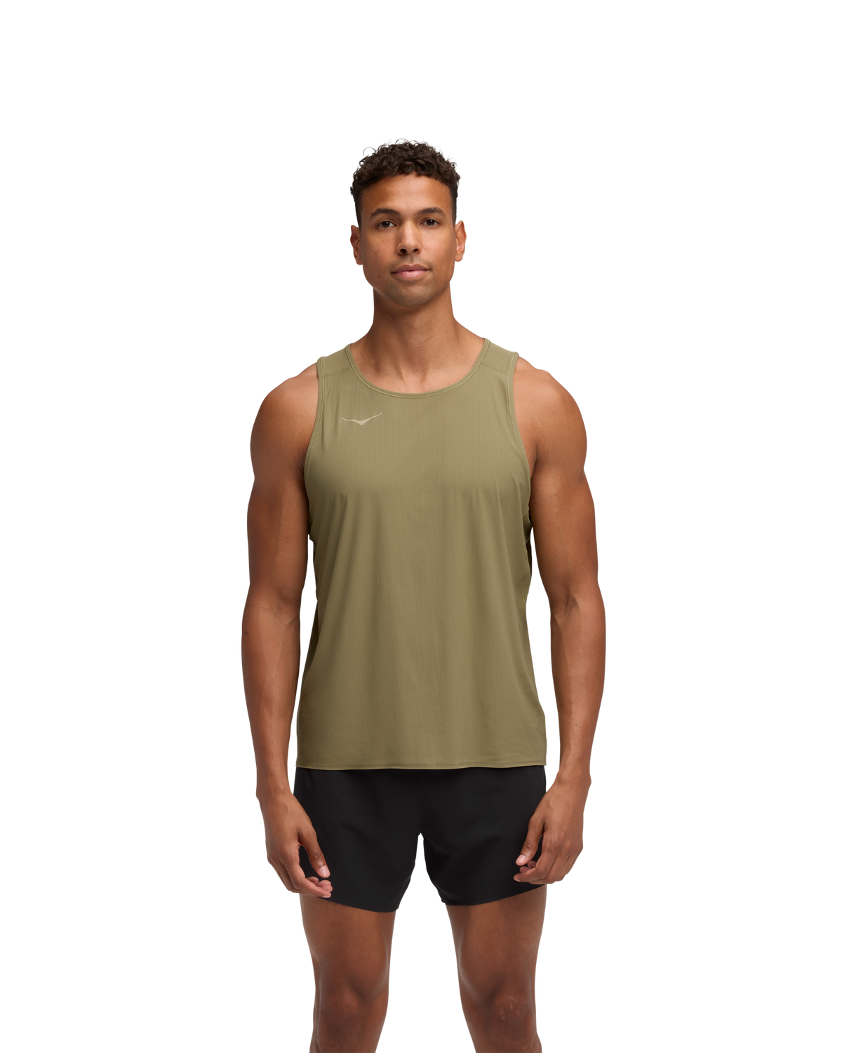 HOKA Airolite Tank 2.0 Hombre Wild Mushroom — vista lateral
