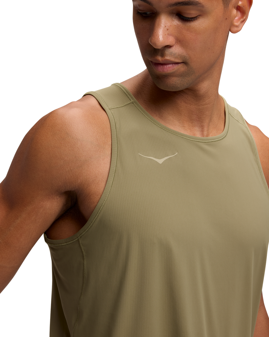 HOKA Airolite Tank 2.0 Hombre Wild Mushroom — vista superior
