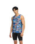 HOKA Airolite Tank 2.0 Hombre Blue Blurr — vista lateral