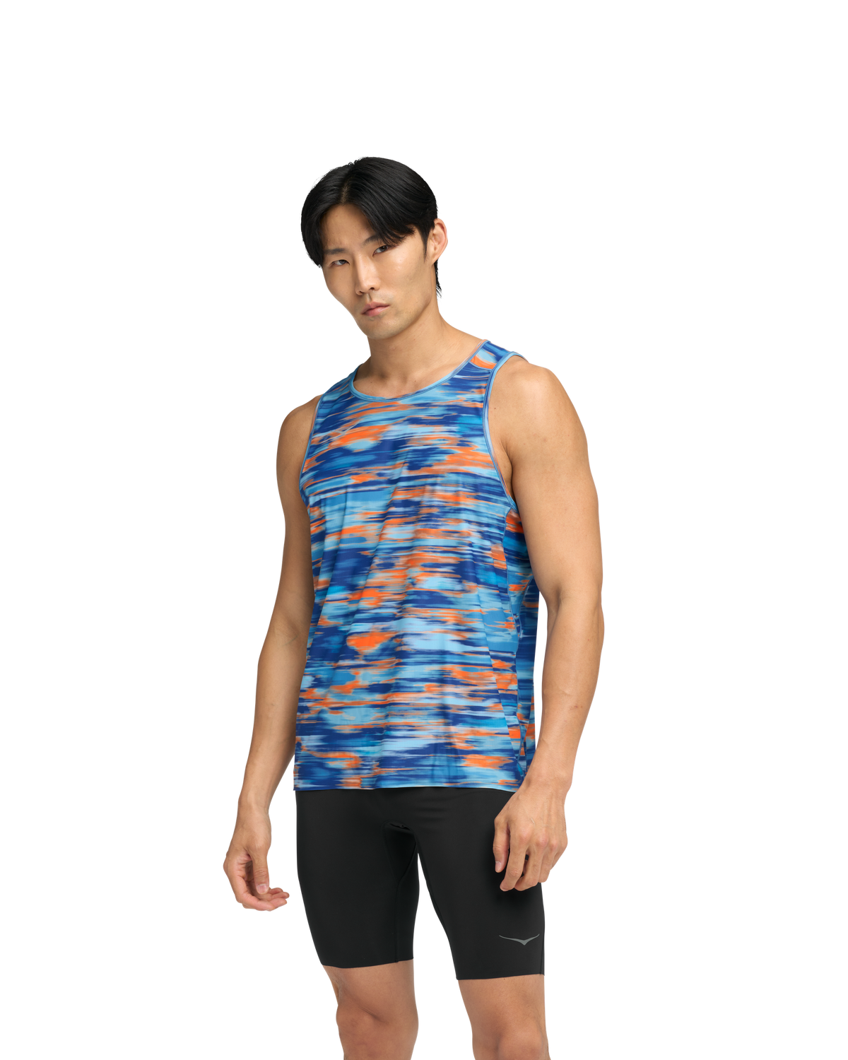 HOKA Airolite Tank 2.0 Hombre Blue Blurr — vista lateral