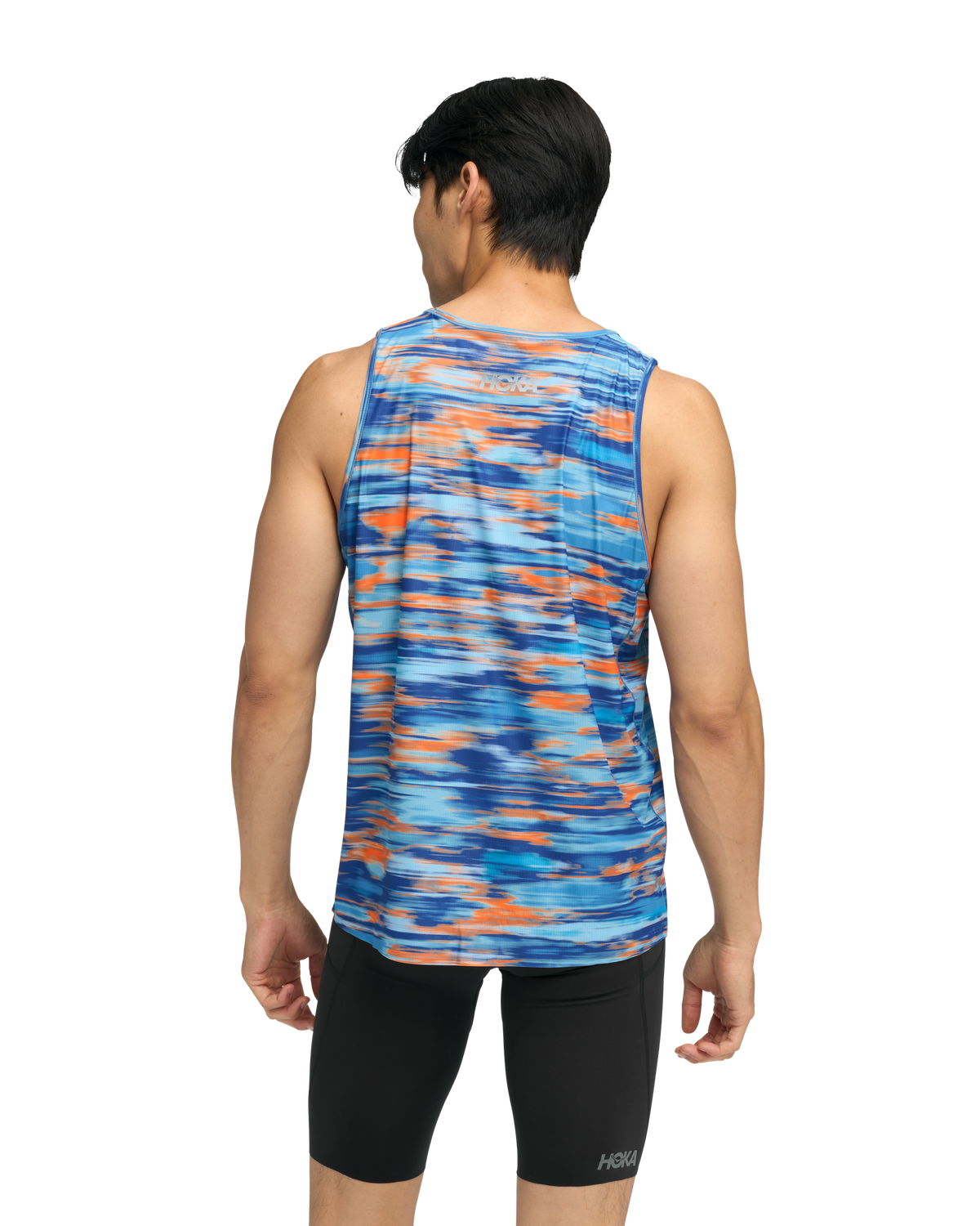 HOKA Airolite Tank 2.0 Hombre Blue Blurr — vista medial