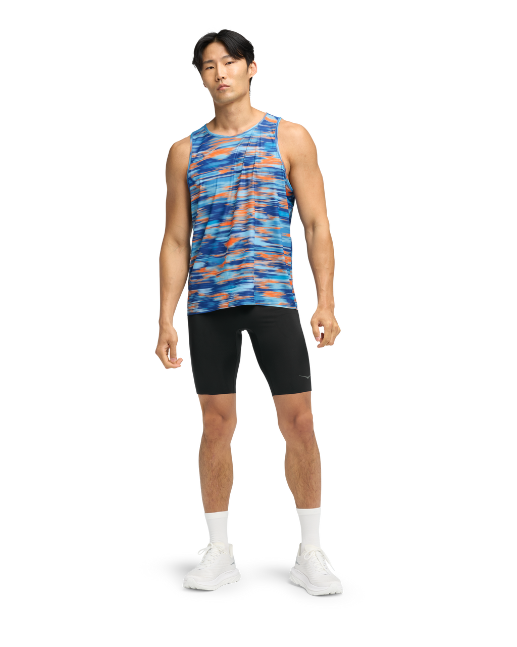 HOKA Airolite Tank 2.0 Hombre Blue Blurr — vista frontal