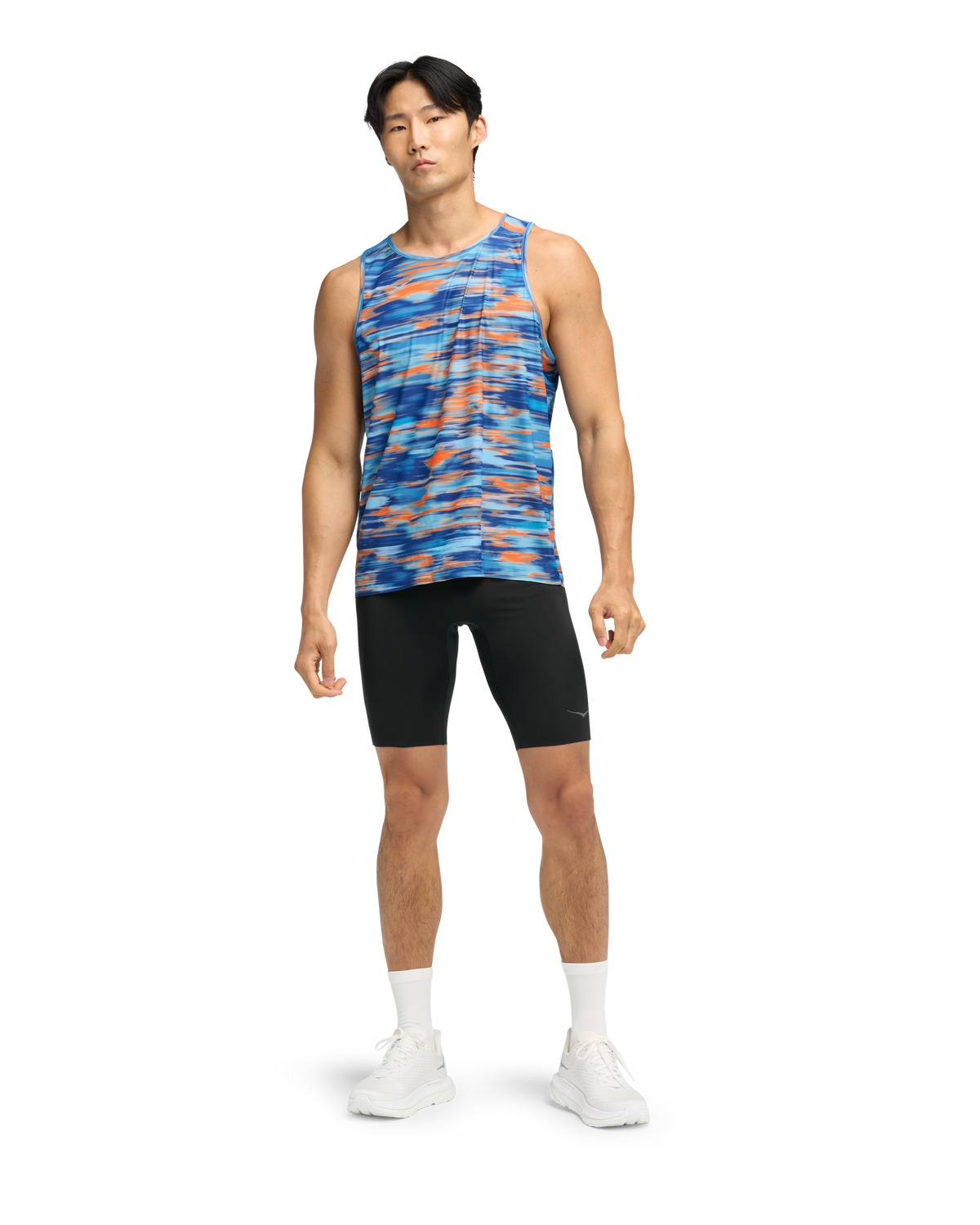 HOKA Airolite Tank 2.0 Hombre Blue Blurr — vista frontal