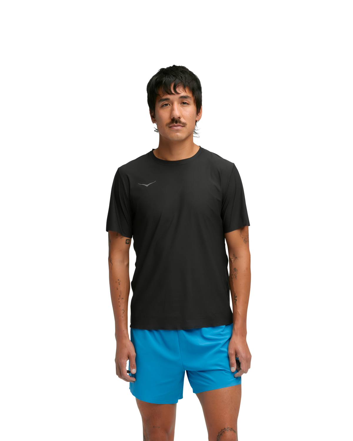 HOKA Airolite Short Sleeve 2.0 Hombre Black — vista lateral