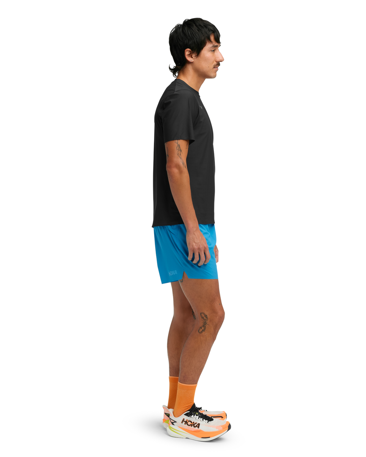 HOKA Airolite Short Sleeve 2.0 Hombre Black — vista frontal