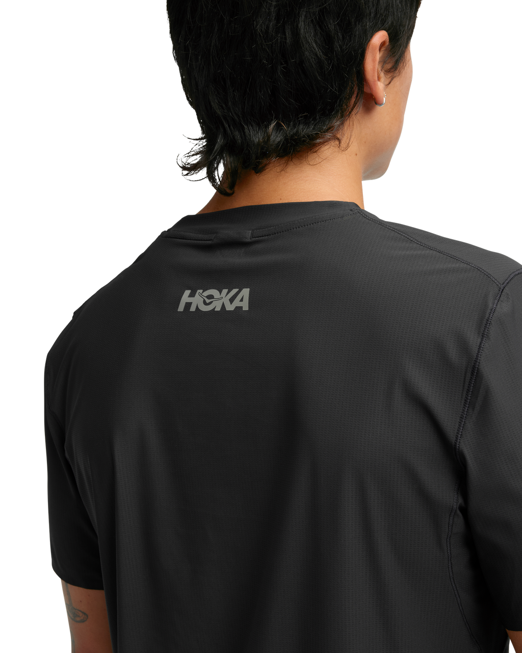 HOKA Airolite Short Sleeve 2.0 Hombre Black — vista superior