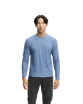 HOKA Airolite Long Sleeve 2.0 Hombre Foggy Night — vista lateral
