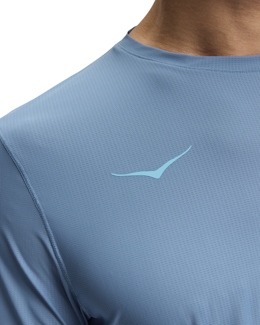 HOKA Airolite Long Sleeve 2.0 Hombre Foggy Night — vista superior