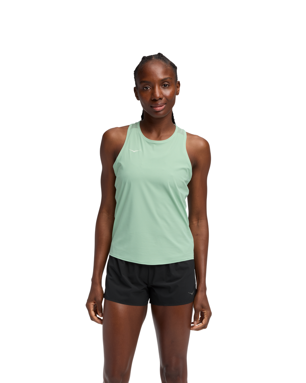 HOKA Airolite Tank 2.0 Mujer Jadeite — vista lateral
