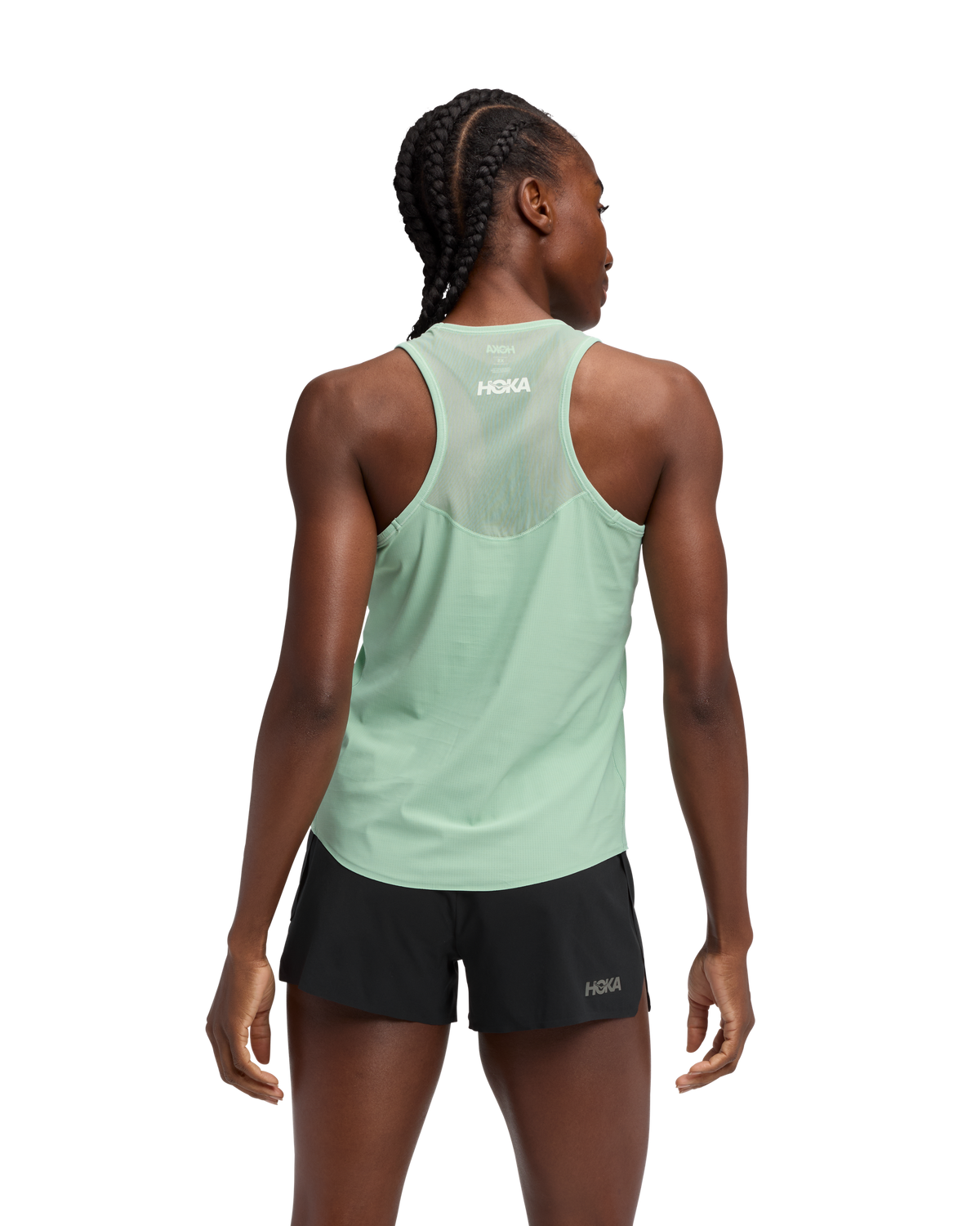 HOKA Airolite Tank 2.0 Mujer Jadeite — vista medial