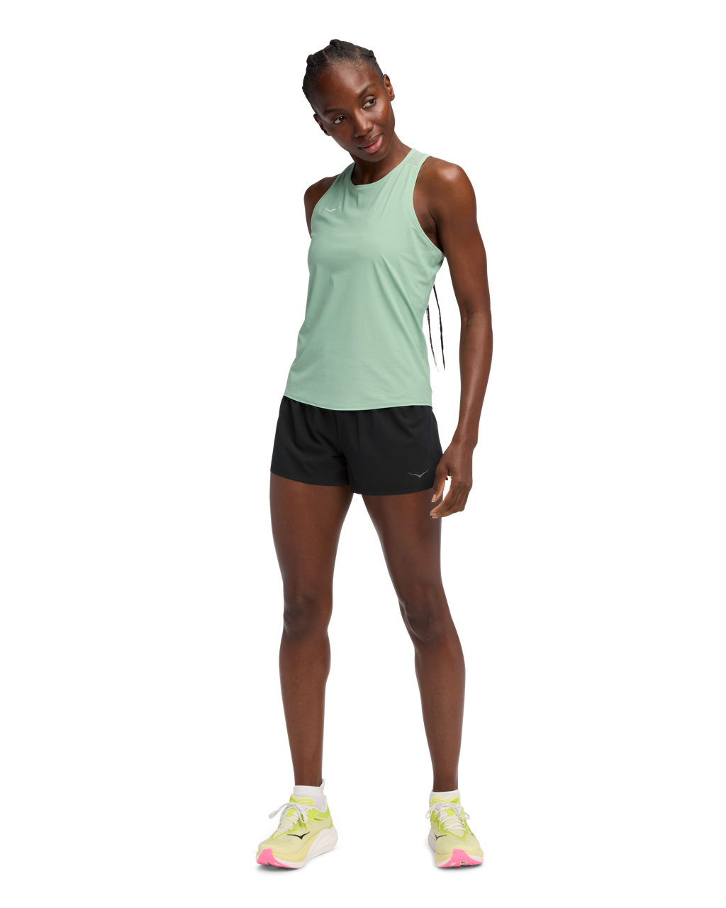 HOKA Airolite Tank 2.0 Mujer Jadeite — vista frontal