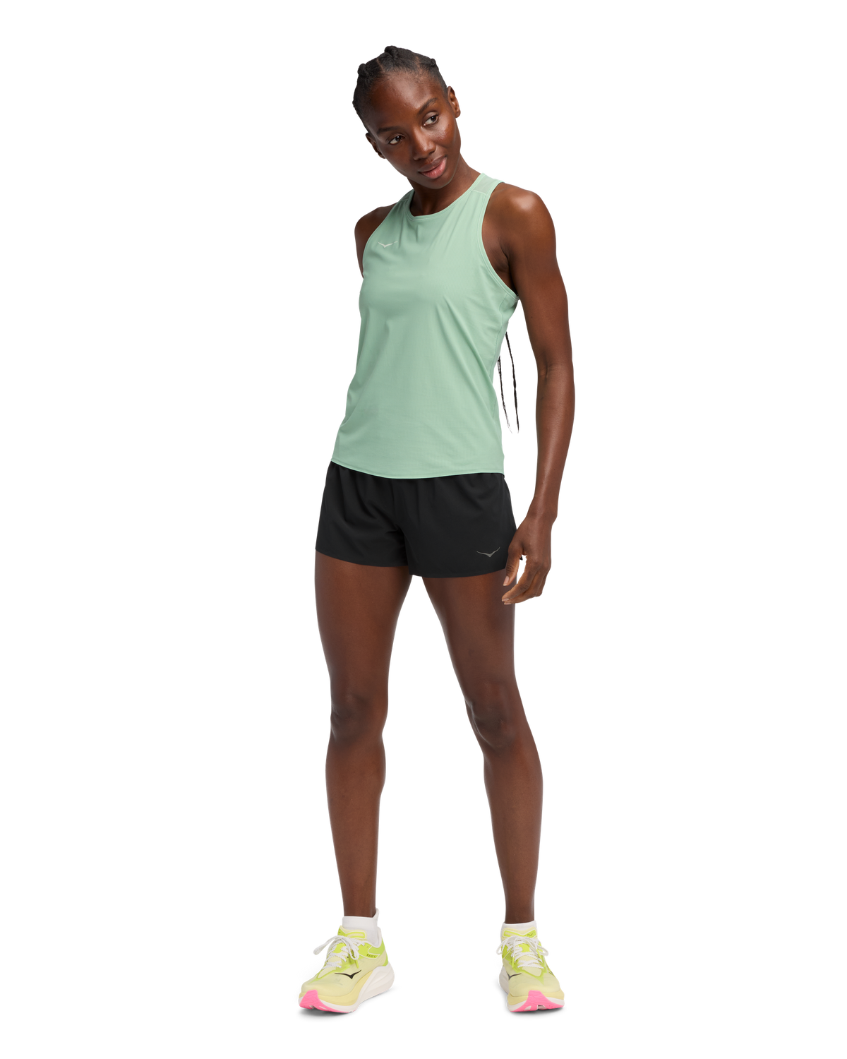 HOKA Airolite Tank 2.0 Mujer Jadeite — vista frontal