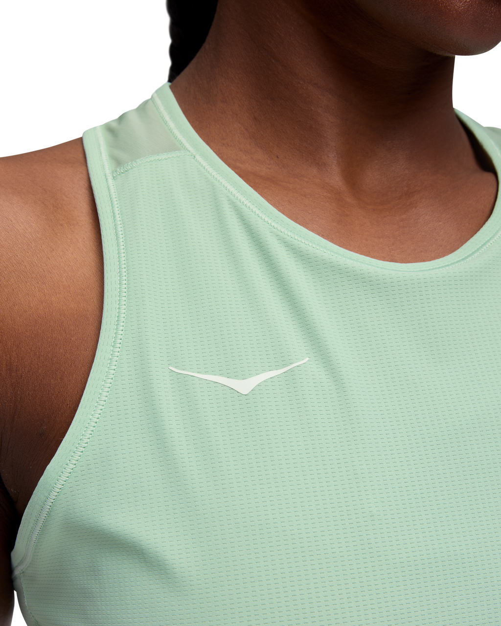 HOKA Airolite Tank 2.0 Mujer Jadeite — vista superior