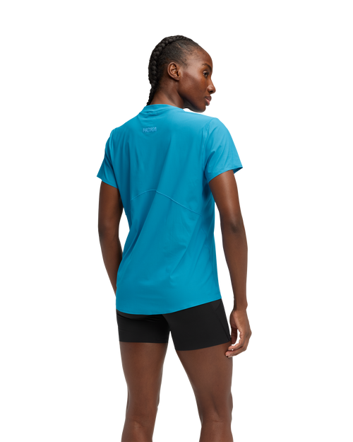 HOKA Airolite Short Sleeve 2.0 Mujer HOKA Blue — vista medial