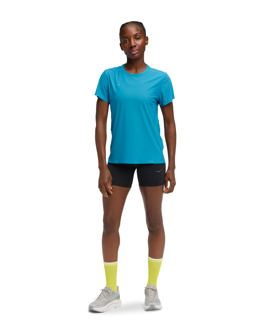 HOKA Airolite Short Sleeve 2.0 Mujer HOKA Blue — vista frontal