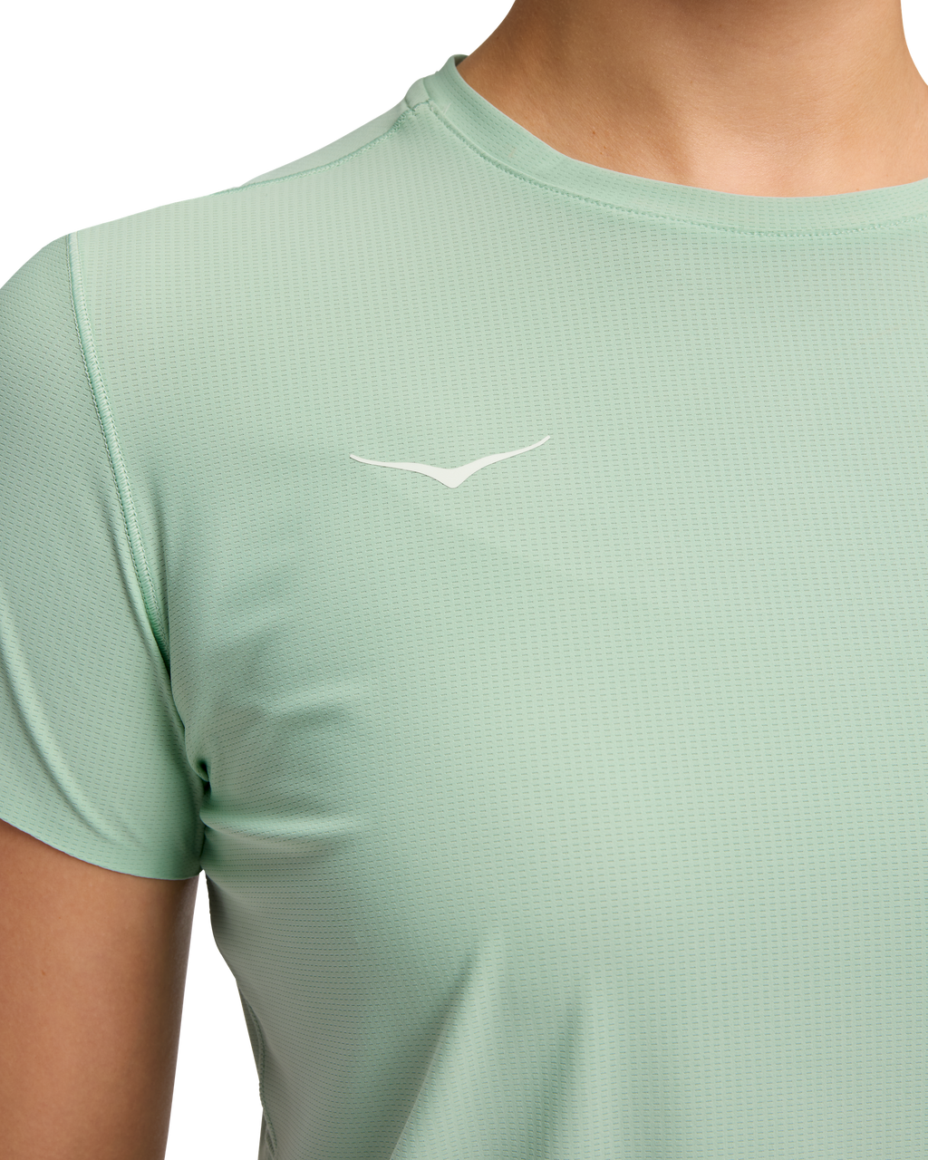 HOKA Airolite Short Sleeve 2.0 Mujer Jadeite — vista superior