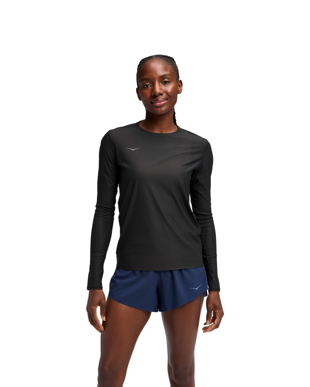 HOKA Airolite Long Sleeve 2.0 Mujer Black — vista lateral