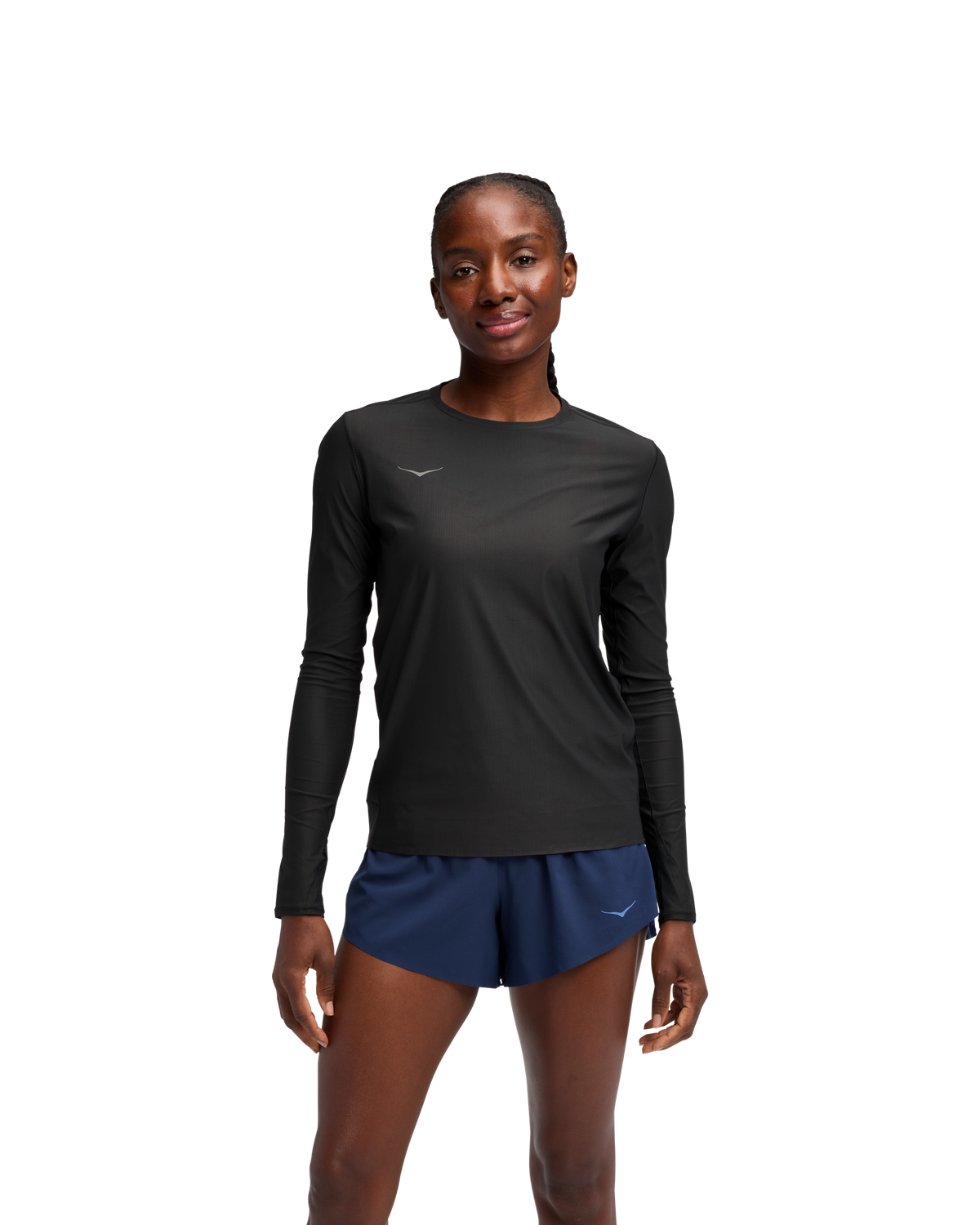 HOKA Airolite Long Sleeve 2.0 Mujer Black — vista lateral