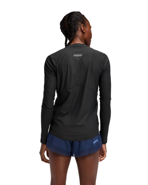 HOKA Airolite Long Sleeve 2.0 Mujer Black — vista medial
