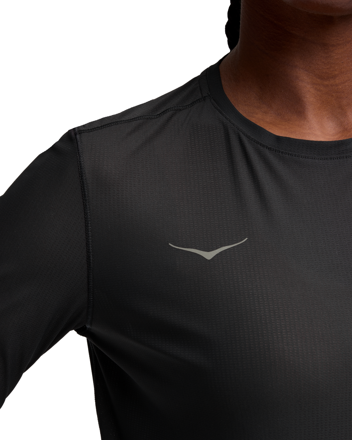 HOKA Airolite Long Sleeve 2.0 Mujer Black — vista superior
