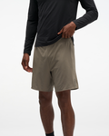 HOKA Glide Short 7'' 2IN1 Hombre Boulder Grey — vista lateral