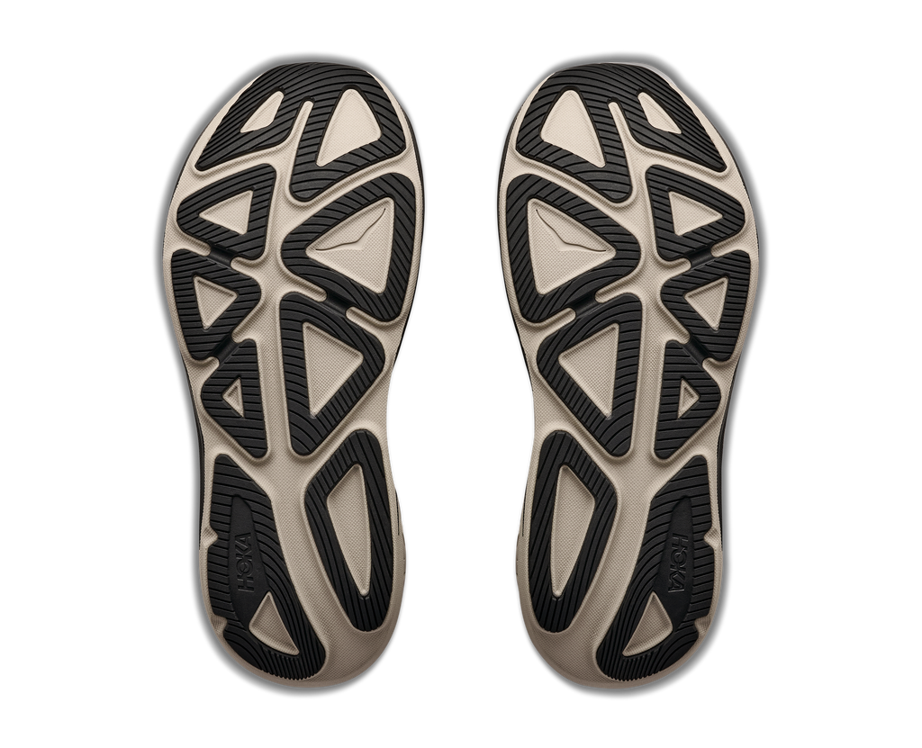 HOKA Clifton Pro Hombre Antique Olive / River Rock Grey — suela