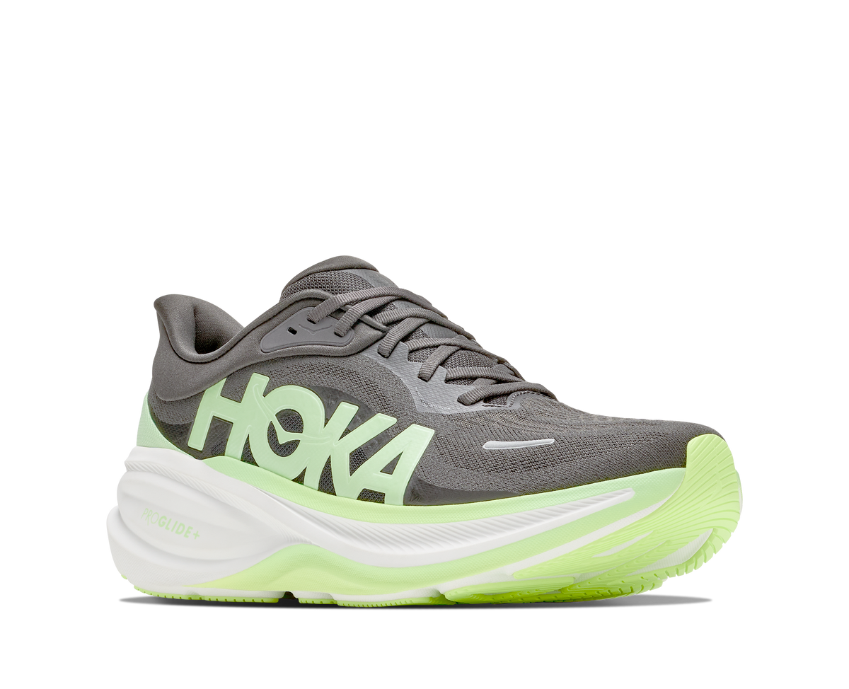 HOKA Clifton Pro Hombre Carbon Black / Tart Apple — vista trasera