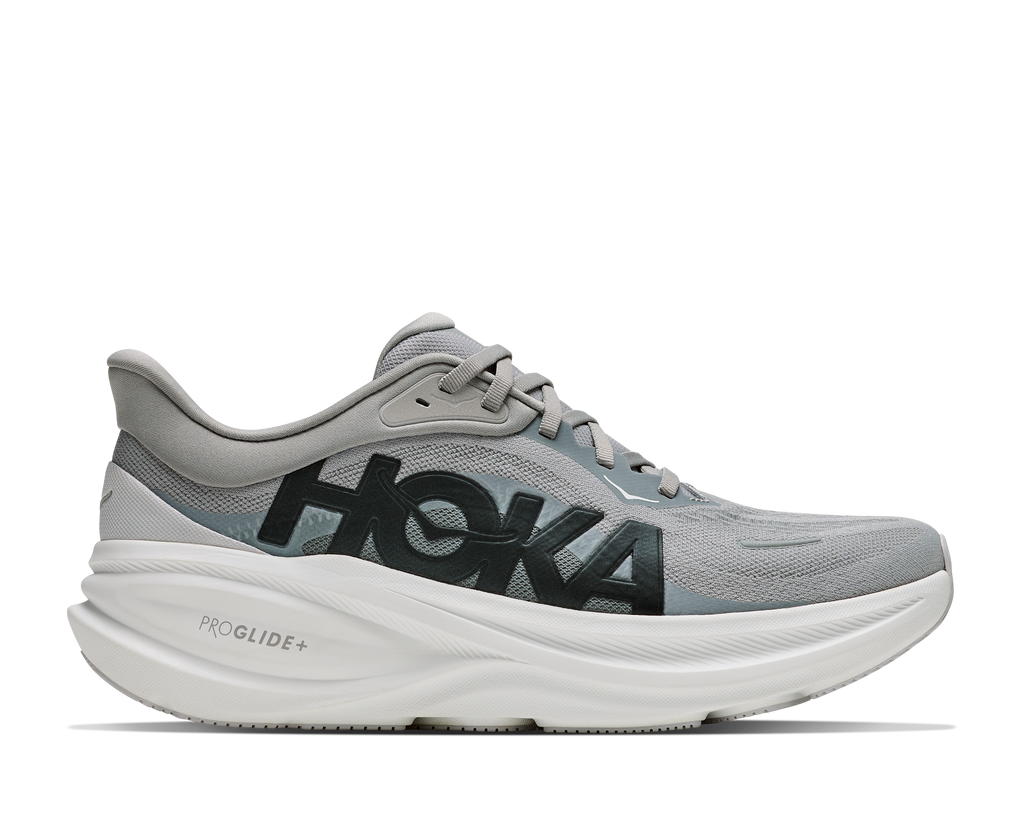 HOKA Clifton Pro Hombre Stellar Grey / Galactic Grey — vista lateral