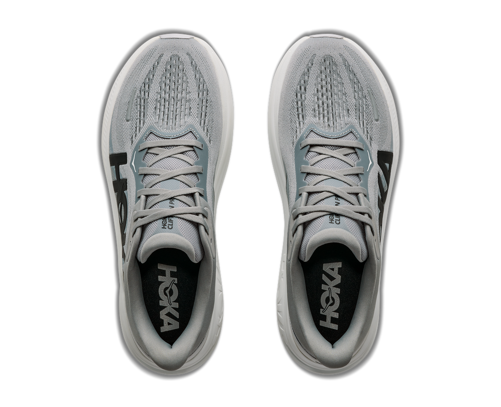 HOKA Clifton Pro Hombre Stellar Grey / Galactic Grey — vista medial