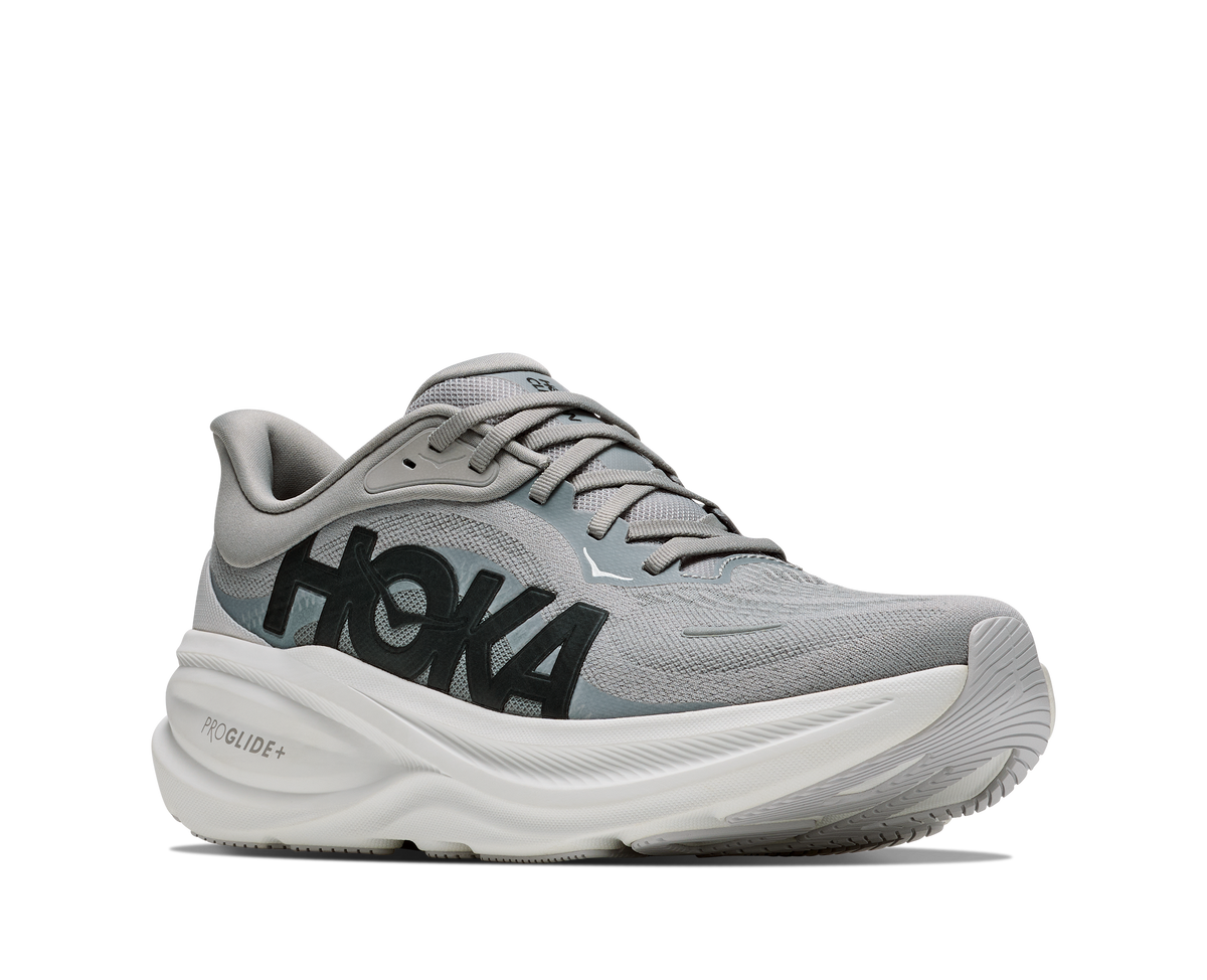 HOKA Clifton Pro Hombre Stellar Grey / Galactic Grey — vista trasera