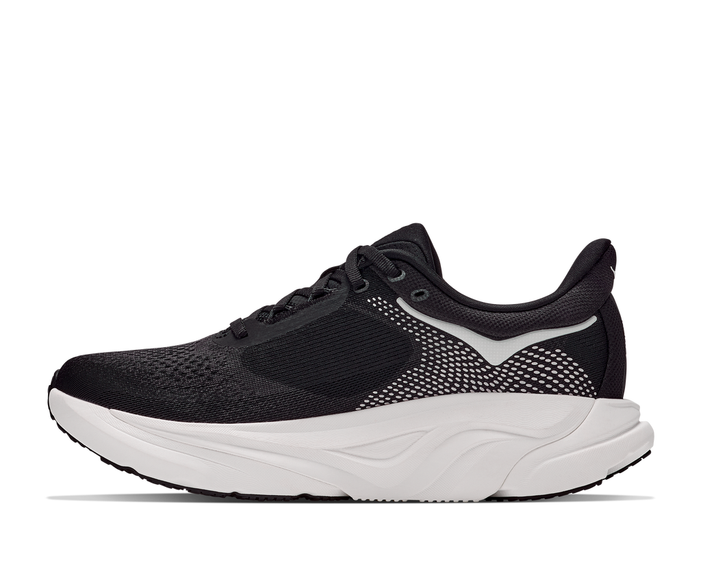 HOKA Arahi 9 Hombre Black / White — detalle