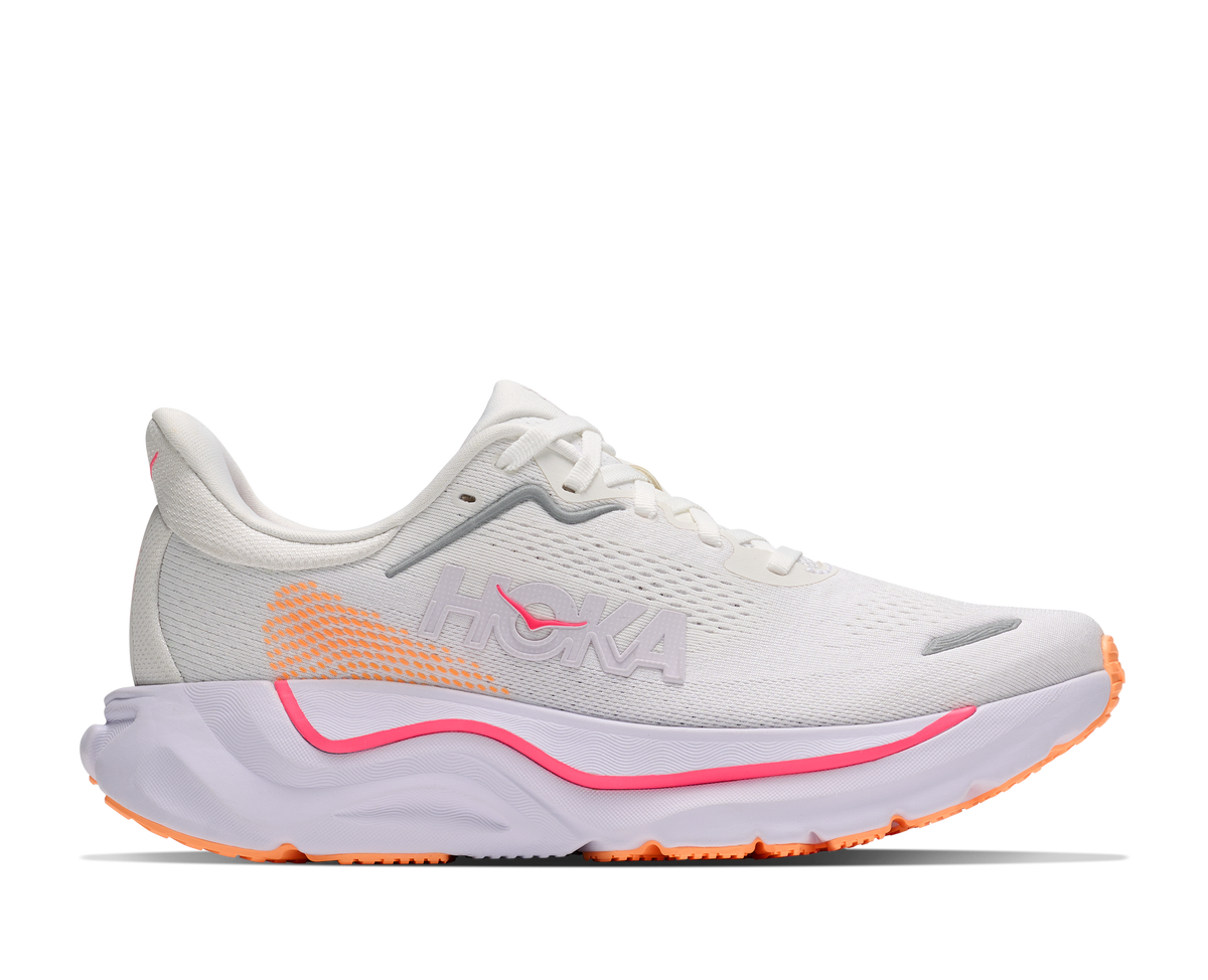 HOKA Arahi 9 Mujer Frost / Cold Plunge Blue — vista lateral
