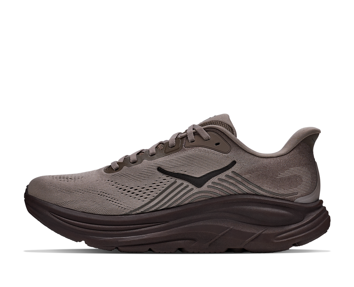 HOKA Clifton 11 Hombre Boulder Grey / Pebble Grey — detalle